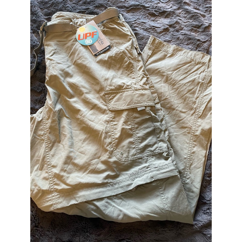 Columbia Omni-Shade UPF 30 Convertible Pants X-Large New